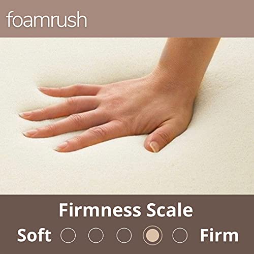 Foamrush 2" X 16" X 16" Diameter Premium Quality High Density Upholstery Foam (Bar Stools, Seat Cushion, Pouf Insert, Patio Round Cushion Replacement) Made In Usa #TOP4