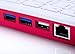 Raspberry Pi 400 All-in-One Quad-Core 64 Bit 4GB Ram Dual Band WiFi Bluetooth 5.0 BLE Dual 4K Output Complete Personal Computer Kit Built Into A Compact Keyboard – You just Need to add a Monitor!