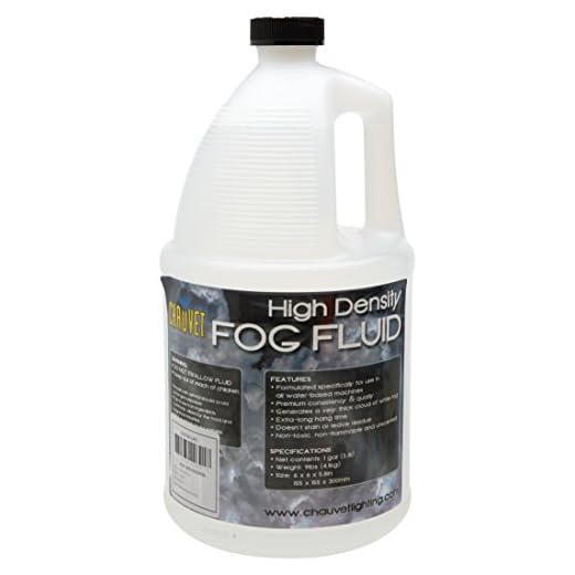 CHAUVET DJ High-Density Fog Machine Fluid - One Gallon | Fog Machines (Packaging May Vary)