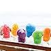 Zoku Dino Pop Molds, 6 Different Easy-release Silicone Popsicle Molds in One Tray, Unique and Fun Prehistoric Designs, BPA-free