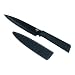 Kuhn Rikon Colori+ Serrated Utility Knife, 5", Graphite