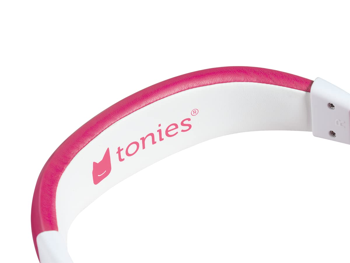 tonies-Lauscher – verstellbare Kinder Kopfhörer mit Lautstärkebegrenzung, Over Ear Kopfhörer mit Kabel und gepolsterten Kopfbügeln, Pink