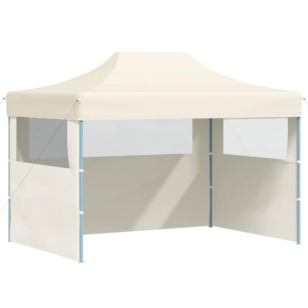 Carpa plegable para fiestas (3 x 4 m), color crema