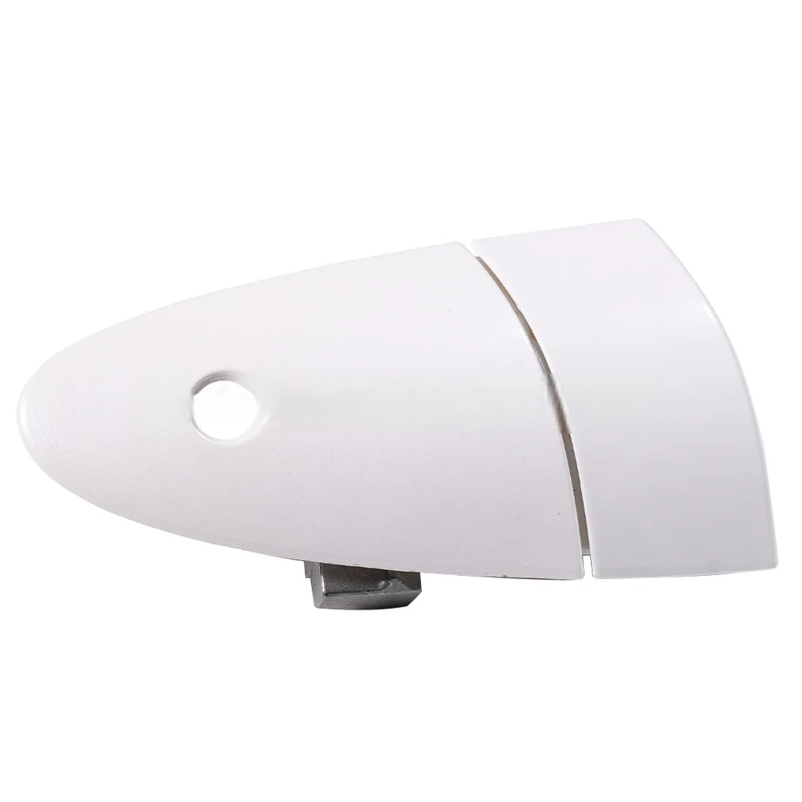 Jeiuvrao Red/Black/White Car Exterior Door Handle Left Right with/Without Key Hole(White with Hold R)