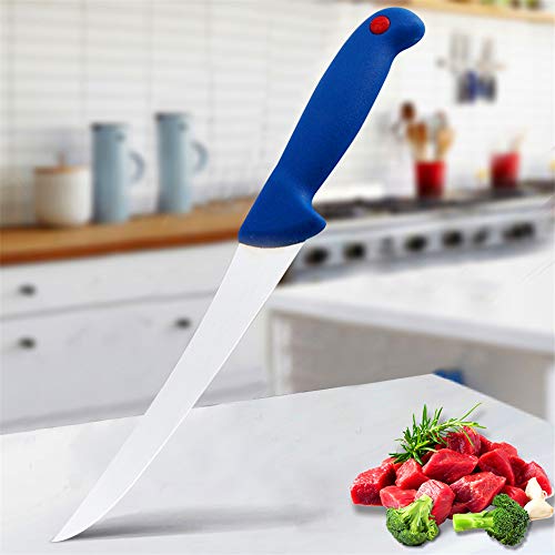 Boning Knife, 6-Inch Fillet Knife with Razor Sharp High Carbon Stainless Steel and ABs Handle for Meat and Poultry