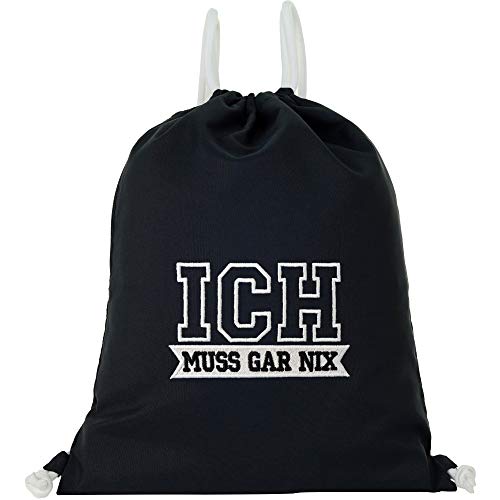 Sac de gym étanche avec message humoristique pour cultiver la bonne humeur