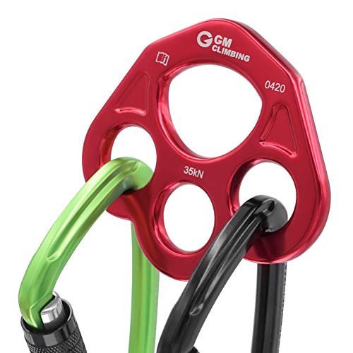 Gm Climbing 35Kn Rigging Plate Bear Paw Anchor Multipliers Rope Friendly #TOP2