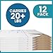 Disposable Cardboard Pet Carrier 12/Case | Sturdy Corrugated Cardboard Carrier