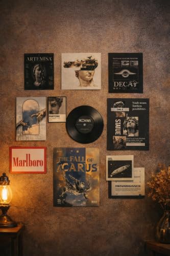 Image of Limited Edition Wall Poster Set, Music Theme, Aesthetic Room Decor, Multi-Print Collection pack of 12+ for Aesthetic wall post