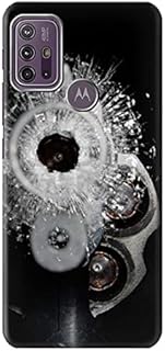 Innovedesire Gun Bullet Hole Glass Case Cover Custodia per Motorola Moto G10 Power Innovedesire Gun Bullet Hole Glass Case Cover Custodia per Motorola Moto G10 Power