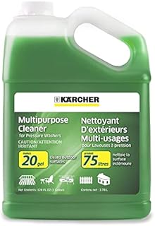 Karcher Pressure Washer Multi-Purpose Cleaning Soap Concentrate – For All Outdoor Surfaces – 1 Gallon