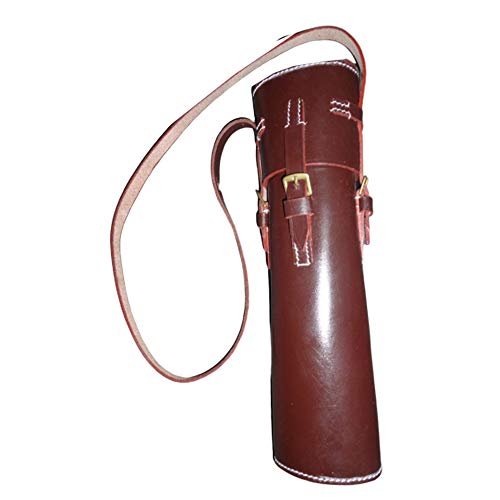 warreplica La Segunda Guerra Mundial alemán K98 Sniper Caso de Cuero Alcance - Marrón Color