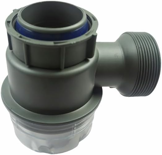 P-Trap Replacement, Visible Removable Drain Valve, Sink Drainage Pipe Accessories for Kitchen, Bathroom, Garbage Disposal (Type C)