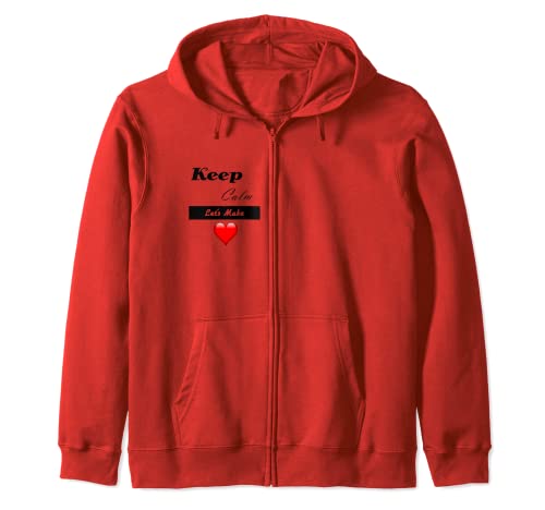 Ropa Keep Calm Sudadera con Capucha