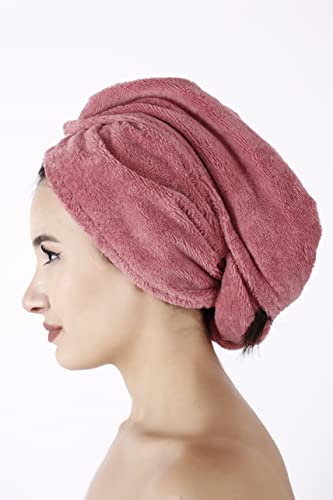 Lamina Serviette turban avec bouton, serviette de haute qualité pour séchage rapide BH0023 Cover