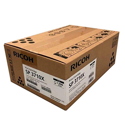Ricoh CART DE TONER P&B SP3710DN/SF 7K, Preto, pequeno, 408284