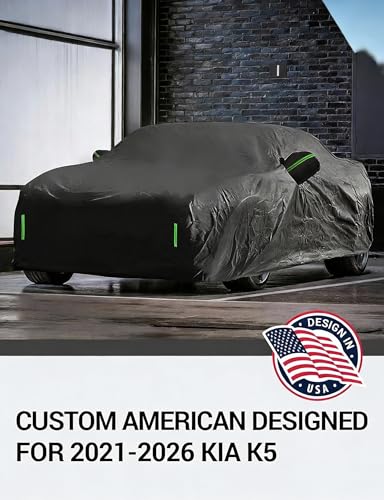 Image of Proadsy Custom Fit Car Cover for 2021-2026 Kia K5 Waterproof UV Sun Outdoor