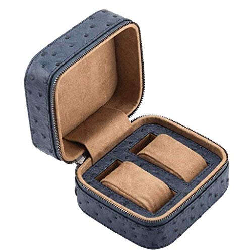 HYLH Uhrenbox - Mikrofaser-PU-Lederbox - Etui für Ohrringe, Ringe, Halsketten, Mädchen, Frauen, Damen (Color : A) Cover