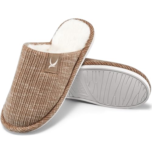 Aomigoct Womens Slippers House Indoor: Winter Slippers for Women Home Bedroom Outdoor