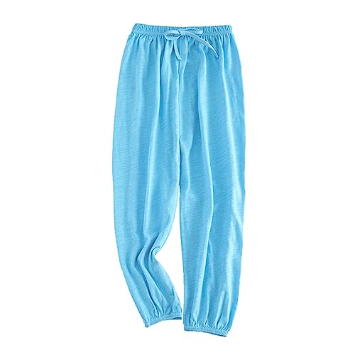 Moonker Girls Linen Cotton Casual Pants Straight Soild Color Stretchy Soft Tendy Comfy Sweatpants Girls Thermal2