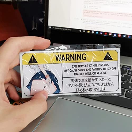 Earlfamily 5.1'' Funny Car Sticker For Panties Warning Peek Slap Decal Anime Vinyl Jdm Window Wall Diy Stickers Scratch-Proof Decor #TOP3