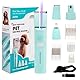 Dufuso Leise Schermaschine Katze Set, 4 in 1 Haarschneidemaschine Mit LED-Licht, Profi Pfotentrimmer Für Hunde, Für Große Kleine Katzen Hunde, Für Pfoten, Augen, Ohren, Gesicht, Körpe (Grün)