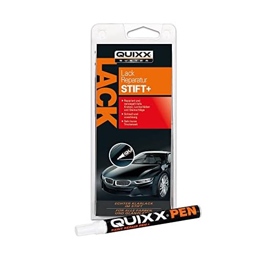 QUIXX Lack Reparatur-Stift für extrem tiefe, breite Kratzer und Steinschläge | Lackstift | Kratzerentferner Lackschaden