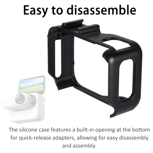 Marco protector para cámara Insta360 GO Ultra negro miniatura 4