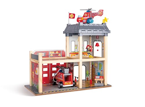 Parque de Bomberos de Madera Hape: casa de juguetes infantil de gran ciudad 6