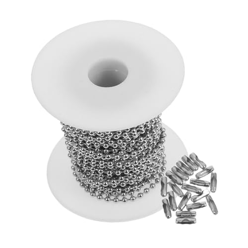 Cadena De Cuentas De Hierro Galvanizado Collar Joyería Cadena De Cuentas Con Forma De Bola Pulsera Cadena Para Colgar Plantas De Jardín Cadena De Linternas Con Eslabones De