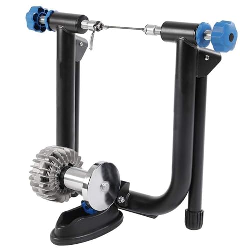 CFDZCP Bicycle Turbo Trainer ， Magnetic Bicycle Stationary Stand for Indoor Riding with Noise Reduction Wheel,Fit 26-29'/700C Mountain & Road Bicycle