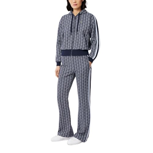 Pantalon de survêtement évasé Lacoste Monogramme : l'élégance sans compromis