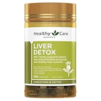 Healthy Care Liver Detox Capsules - Essential Liver, Gallbladder and Digestive Support - Premium Dietary Multivitamins Supplement - All-Natural Ingredients - 100 Capsules