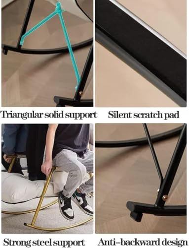 Fauteuil à bascule confortable avec dossier haut ergonomique - 8