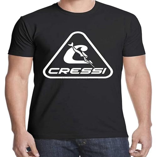 SaRueLsb Cressi Retro Vintage T Shirt Company Scubaknitted Comfortable Fabric Black L