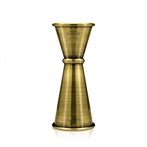 Jigger Japanese, 25/50 ml, acciaio, bronzo, l0037