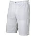adidas Golf Men's Ultimate Dot Plaid Shorts, White/Stone, 40"
