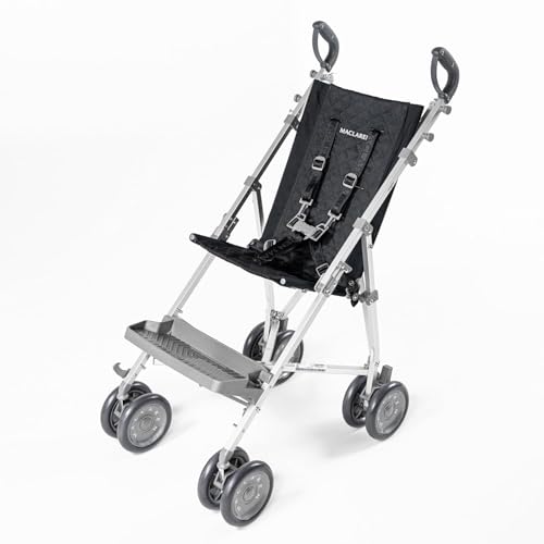 Maclaren Major Elite Disability Pushchair Black* The Original Special Needs Stroller Since 1972 * Adaptive Stroller for Older Children up to 110 lbs (50kg) * Lightweight Umbrella Fold