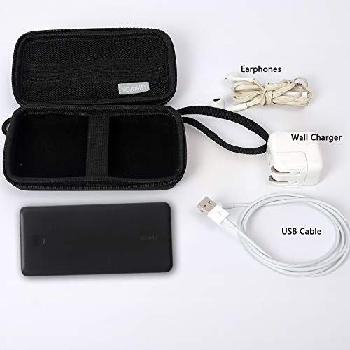 Mgznmty Power Bank Case, Portable Hard Travel Eva Case For Anker Powercore Slim 10000Mah / Anker Powercore Slim 10000 Pd External Battery Pack Charger And Wall Charger (Case Only)(Black) #TOP1