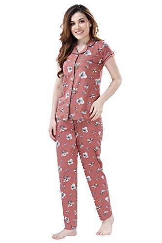 Image of AV2 Women's Cotton Polka Dots Night Suit Pajama Set