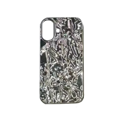 Coque métallique pour iPhone 15 Plus argent, protection souple