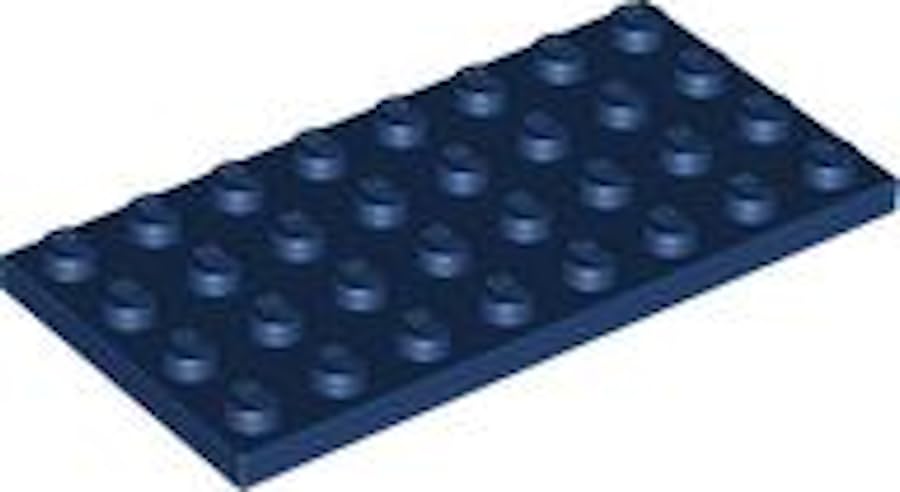 LEGO Plate Building Base 4 x 8, Part 3035 (Dark Blue, 2, Bricks) — image 1
