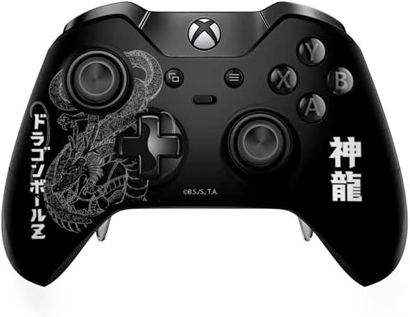 Skinit Decal Gaming Skin Compatible with Xbox One Elite Controller - Officially Licensed Dragon Ball Z Goku Iconic Kanji Symbol Design