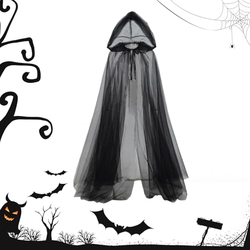 Capa de Halloween para hombre, disfraz gótico negro para cosplay, disfraz de Halloween para fiestas temáticas, sesiones de fotos, eventos, actuaciones escénicas