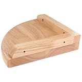 Étagères d'angle en bois – l'utilisation de panneaux à clin les rend écologiques et plus résistantes, étagère d'angle flottante