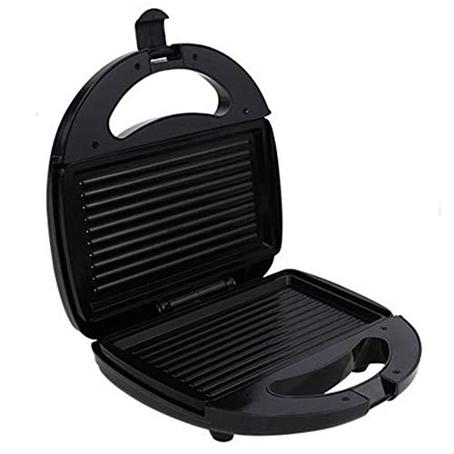 Streifenförmige Home Sandwich Maker Edelstahl Toaster Sandwich Maschine Nacht Snack Grill Frühstück Maschine Schwarz