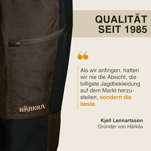 Härkila Damen Hose Dean zum Jagen und für alle Outdoor-Aktivitäten, Robust und Flexibel, 38, Farbe: Willow Green/Black
