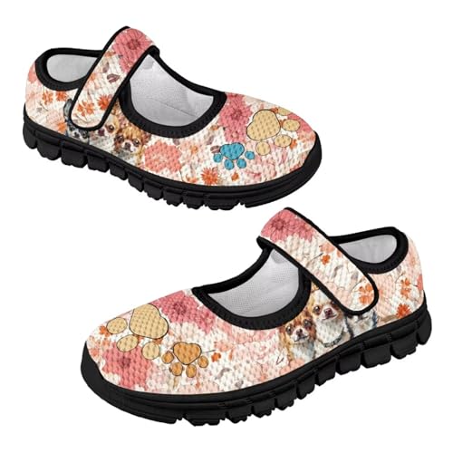 Forchrinse Pig Girls Dress Shoes Mary Jane Shoes for Girls Soft Party Birthday Princess Ballet Flats Ankle Strap Lightweight School Uniform Flats Sneakers2