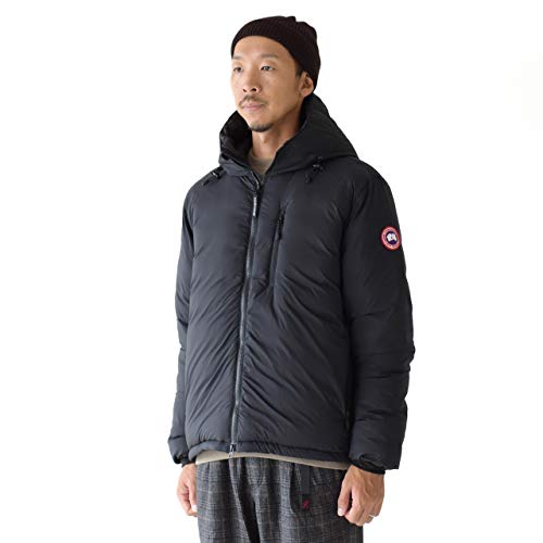 [�J�i�_�O�[�X] CANADA GOOSE ���b�W�t�[�f�B LODGE HOODY ���C�g �_�E�� �W���P�b�g �����Y 2020�H�~ 5078M M/BLACK