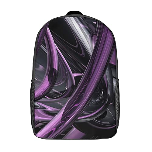 Sac d'école unisexe 17 pouces avec impression 3D Digital Classic pour enfant